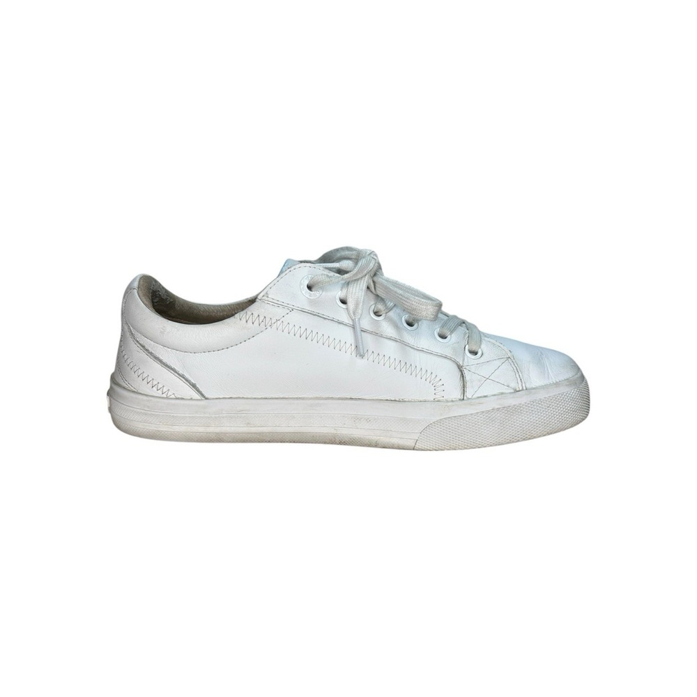 Taos Footwear Plim Soul Lux White Leather Sneakers Shoes Women's 10 PLX-13994A - Picture 5 of 12